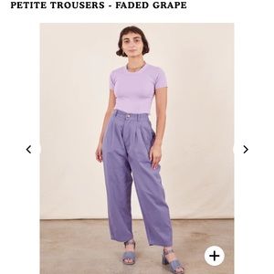 Big bud press trousers in XS grape new without tag